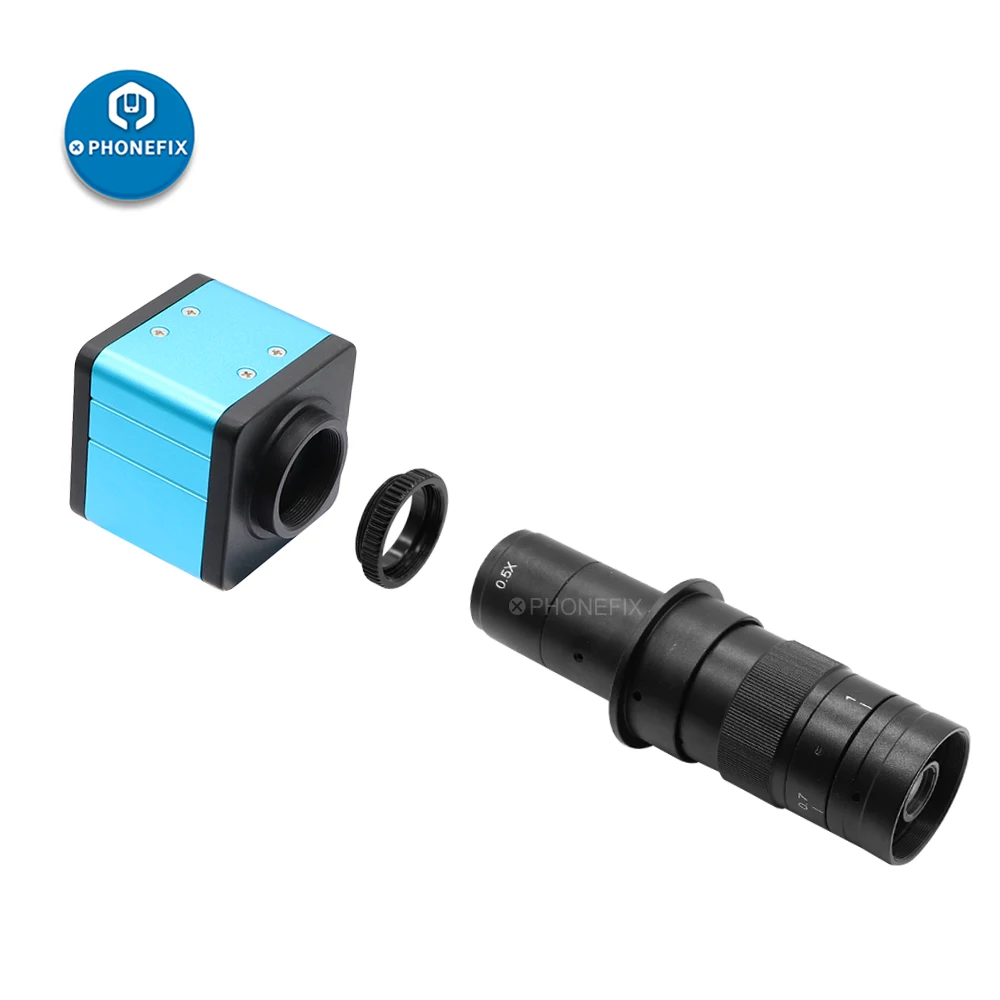 Microscope Adapter 1/5/10Pcs C-MOUNT 5mm Extension Tube Adapter C-CS Mount Adaptor Spacer Ring For Industrial Video Microscope Camera CCTV Lens