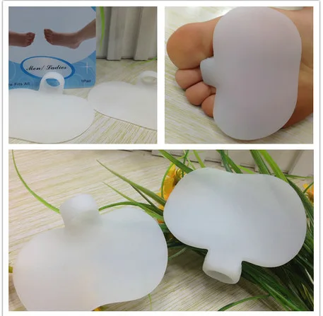 

Medical Use Silica Gel Anti-Pain Sole Pad Hallux Valgus Front Sole Pad Half Code Pad Forefoot Thick High Heel Shoes Insole