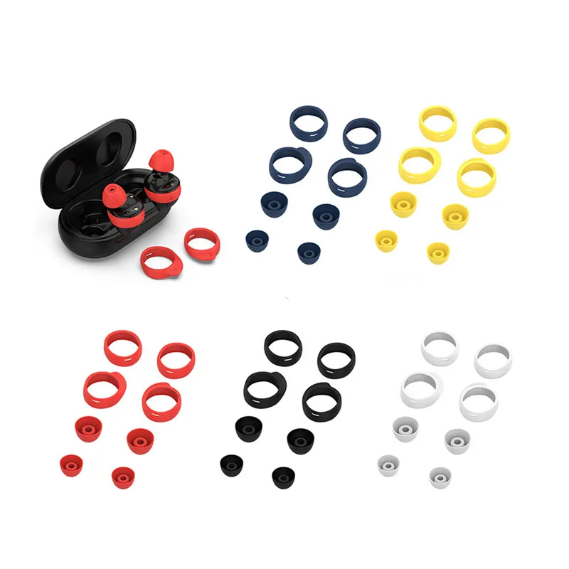

Fashion 8pcs/Set Silicone In-ear Earbuds Cover Anti-Slip Headphone Case Earphone Eartips Kits Ear tips for Samsung Galaxy Buds