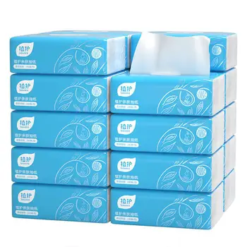 

240 Sheets/Bag Natural Wood Tissue 4 Layer No Fragrance Paper Napkin Toilet Paper