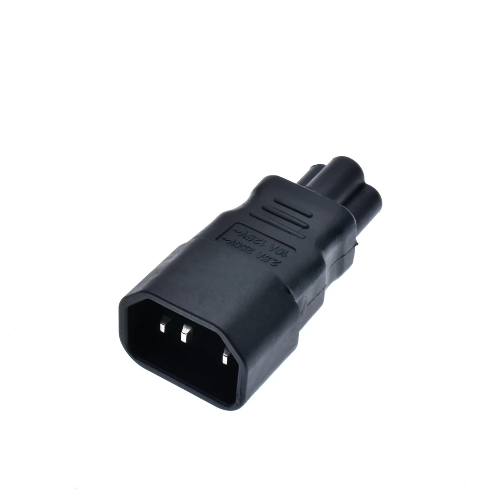 Универсальный Мощность адаптер IEC 320 C14 для C5 конвертер AC Разъем 3 контактный IEC320