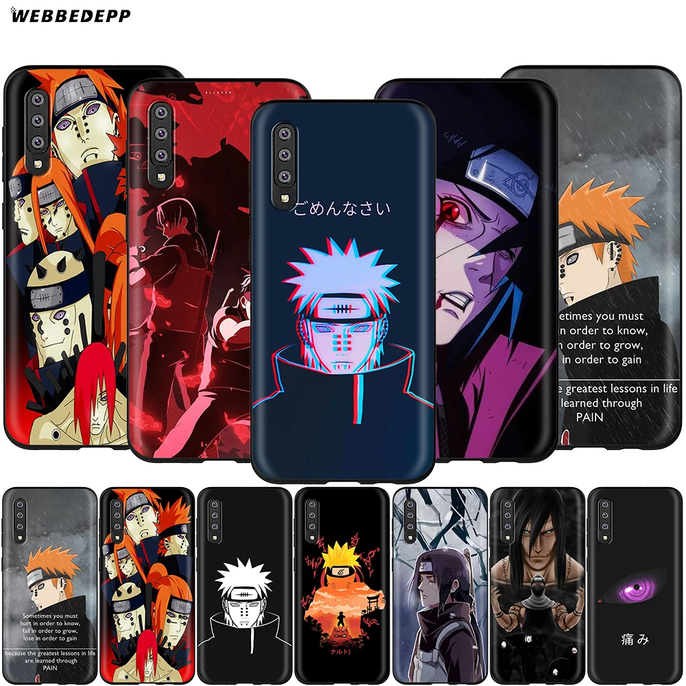 

Webbedepp Naruto Pain Case for Samsung Galaxy S7 S8 S9 S10 Plus Edge Note 10 8 9 A10 A20 A30 A40 A50 A60 A70