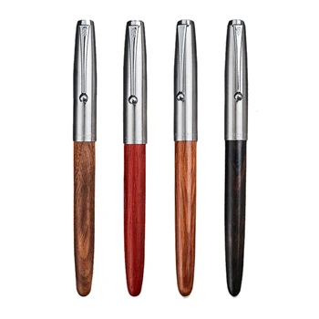 

Classic Wooden fountain pen 0.38 mm extra fine nib calligraphy pens 51A Stationery Office school supplies