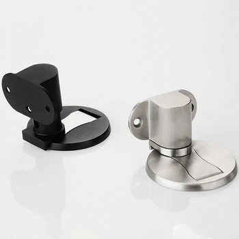 

Adjustable Door Holder Stainless Steel netic Door Stopper Non-Punch Sticker Water-Proof Door Stop Furniture Door