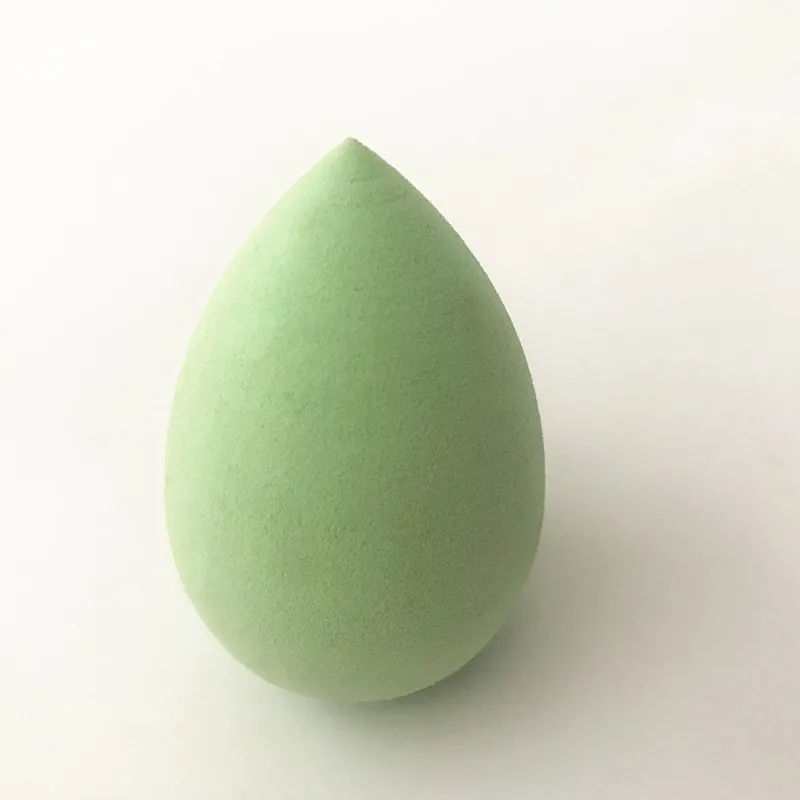 Light Green 1 шт. Гладкий косметический спонж для сухого влажного использования макияж основа губка красота уход за лицом инструменты аксессуары форма капли воды maquillaje - Цвет: Light Green