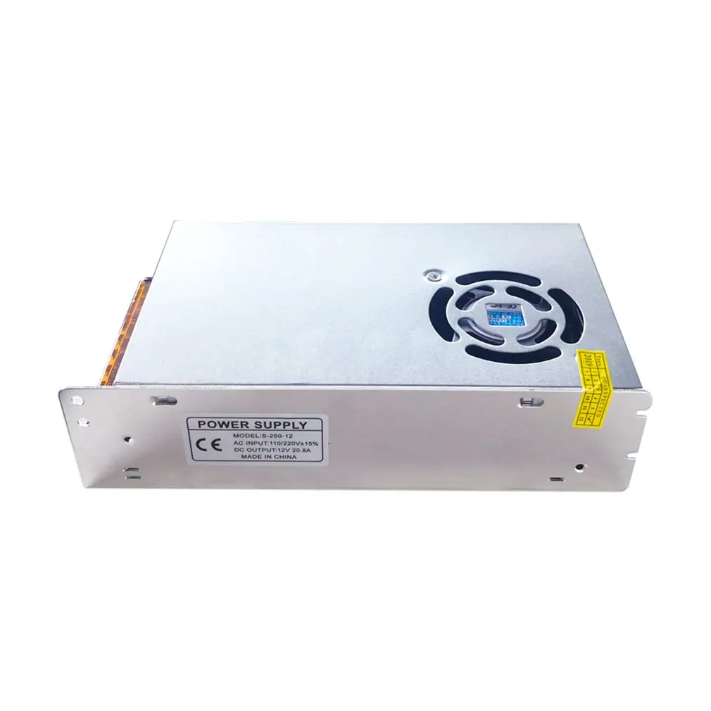 DC12V 20A 250 Вт светильник ing трансформаторы светодиодный драйвер Мощность адаптер для Светодиодные ленты светильник переключатель Питание светодиодный драйвер