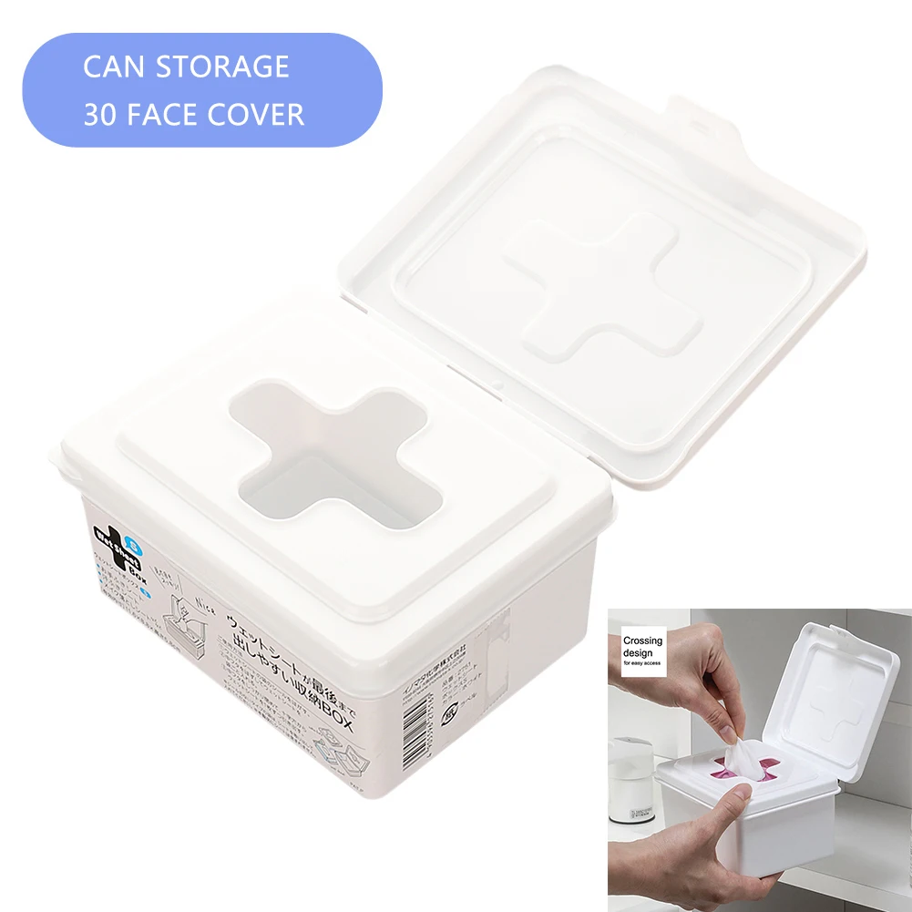 

2021 New Portable Dustproof Moisture-proof Storage Box Mask Case Storage Box Band-aid Bill Temporary Storage Folder