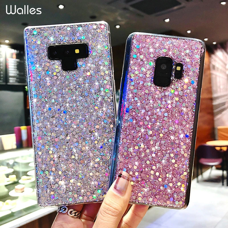 Блеск Блестящий Мягкий ТПУ чехол для samsung A7 A6 A8 A9 J6 2018 A3 A5 J3 J5 J7 2017 S7 S8 S9 S10 Edge Note 9 8 10