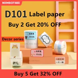 【Buy 5 Get 32% Off】Niimbot D101/D11 Label Printer Portable Pocket Label Printer Bluetooth WirelesThermal Label Printe Hot Sale