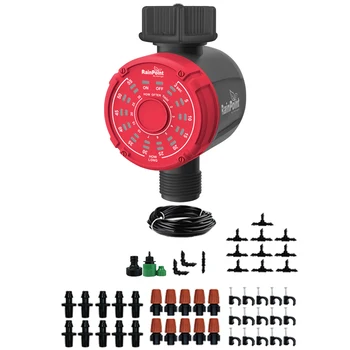 

5-35L/min Mist Irrigation Sprinklers System Irrigation Water Timer Controller Distribution Tubing Watering Drip Kit for Garden