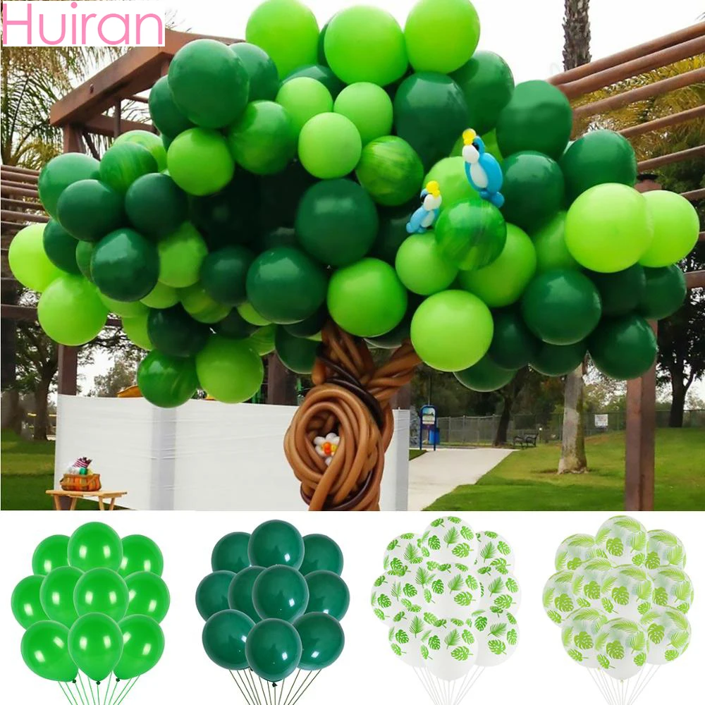 Green Palm Leaf Balloons Safari Jungle Party Child Girl Boy Happy Birthday Party Decor Kids Tropical Dinosaur Party Wild One Green Palm Leaf Balloons Safari Jungle Party Child Girl Boy Happy Birthday Party Decor Kids Tropical Dinosaur Party Wild One