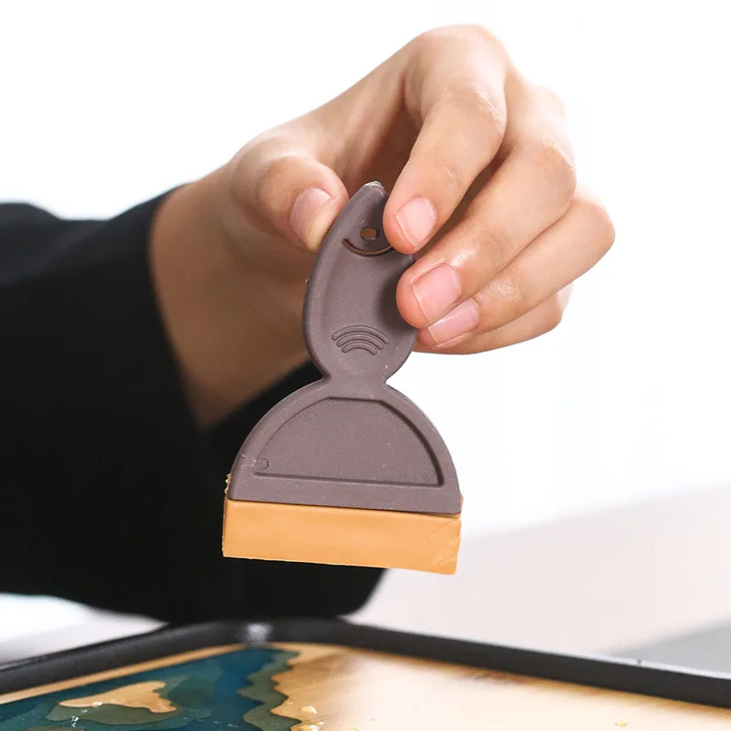 Напрямую от производителя Taobao не линяет кисть не отваливается силикагель венчик для чая пластиковое ситечко для чая выскабливание чайного лотка