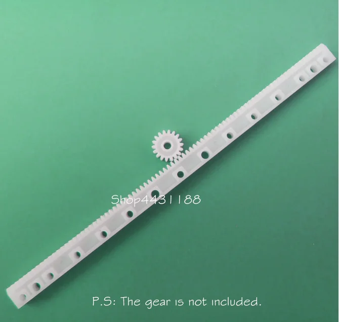 0.5 Module Plastic Small Modulus Gear Rack Guide Rail Chainwheels 5pcs/lot DIY For Toy Accessories chain idler sprocket