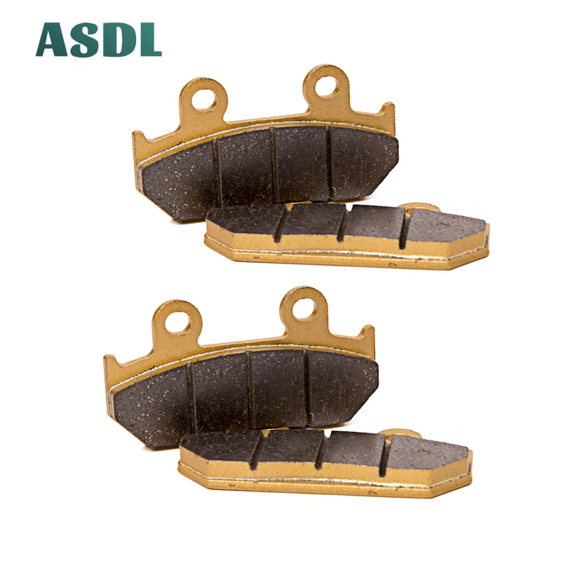 2 Pairs Front Brake Передние и задние тормозные колодки для мотоцикла Honda CBR 600 FM/FN/FP/FR 1991-1994# c - Цвет: 2 Pairs Front Brake