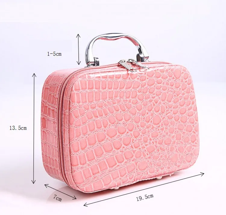 Женский Профессиональный органайзер для макияжа Bolso Mujer, косметичка, модный кожзаменитель для женщин, косметический Чехол, сумка для костюма, чехол для макияжа