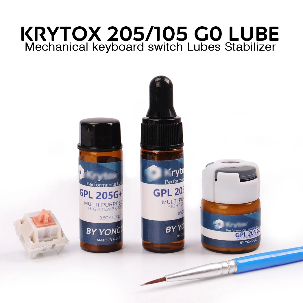 Switches Lube 0.35 oz GPL 205 G0 Grease Mechanical Keyboard Keycaps Spring Lubricant Switch Special Lube Stabilizer Lubricating Lube Kit A