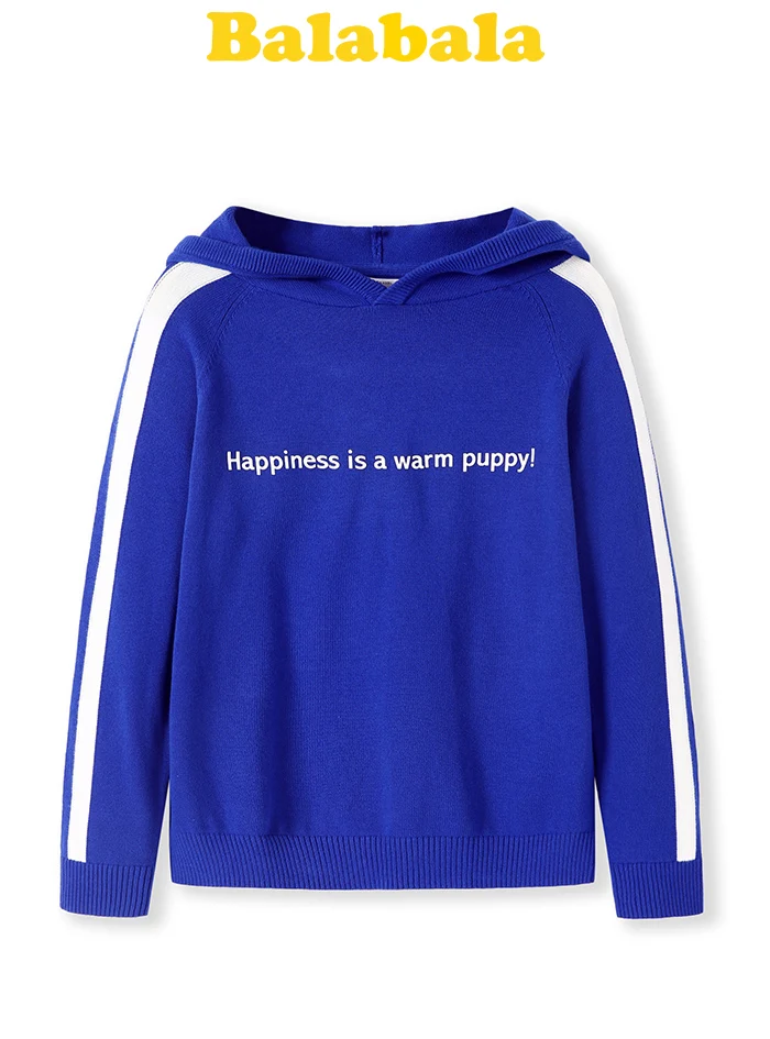 Balabala Boys sweater children sweater new spring children's clothingbig boy cotton casual tshirt