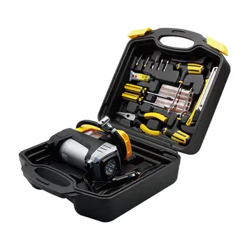 

Portable Car Air Compressor Heavy Duty 12V Electric Tire Tyre Inflator Pump With Flashlight For Auto Car Off-road Vehicle