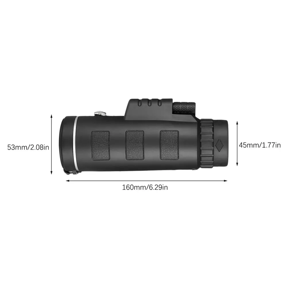 Telescope 40*60 Monoculars Low-Light Visual High-Definition High-Speed Mobile Telescope Professional Fashion Portable