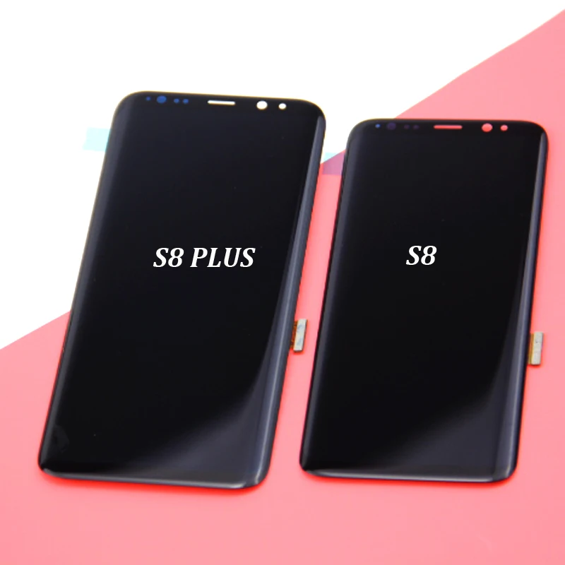 Для samsung S8 lcd с рамкой для samsung Galaxy S8 Plus lcd G955 S8 G950 G950F Дисплей lcd сенсорный экран дигитайзер протестирован