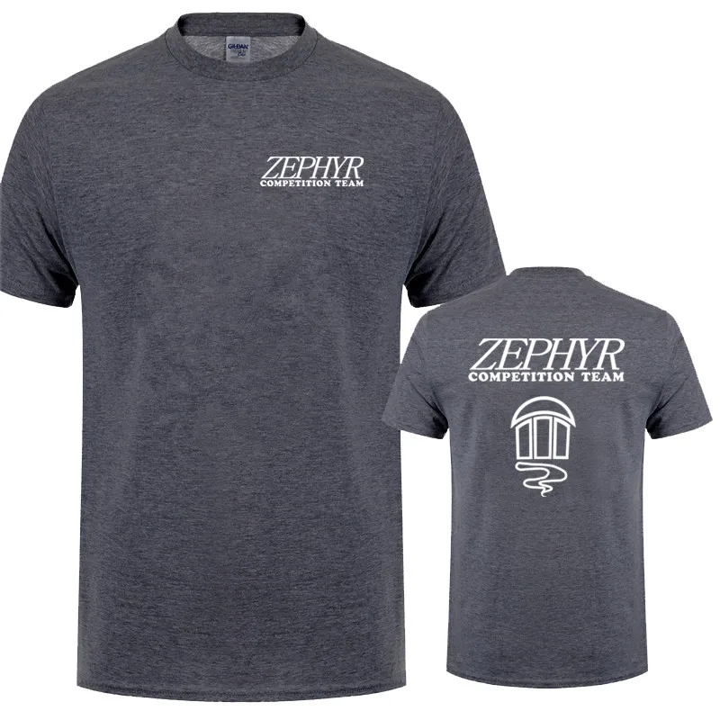 Zephyr Competition Team Men T Shirt Summer Cotton O neck Short Sleeve