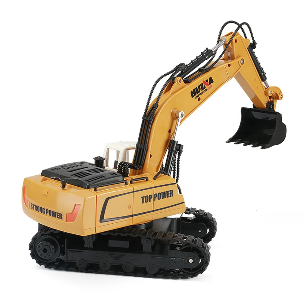 

RC Excavator 9 Channel 2.4G Wltoys Charging RC Car Control Constructing Truck Crawler Digger Model Electronic Engineering Truck