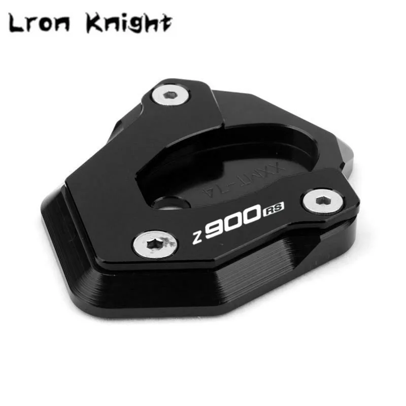 Для KAWASAKI Z650 Z900 Z900RS Z 650 900 900RS Мотоцикл с ЧПУ подставки Sidestand подставка расширения площадка для увеличения - Цвет: Z900RS Balck