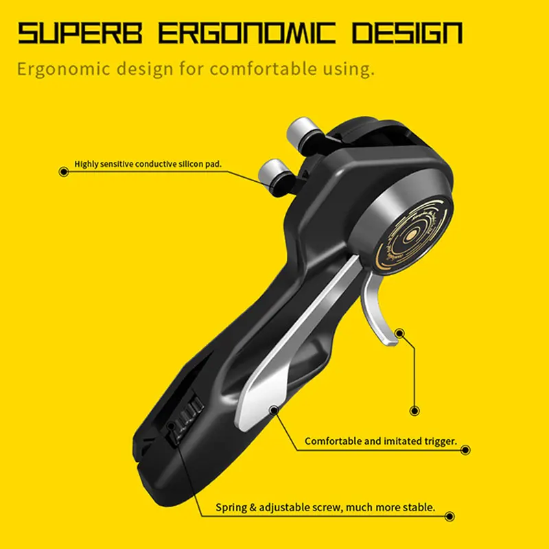 Mobile PUBG Game Controller For Ipad Tablet Six Finger Game Joystick Handle Aim Button L1R1 Shooter