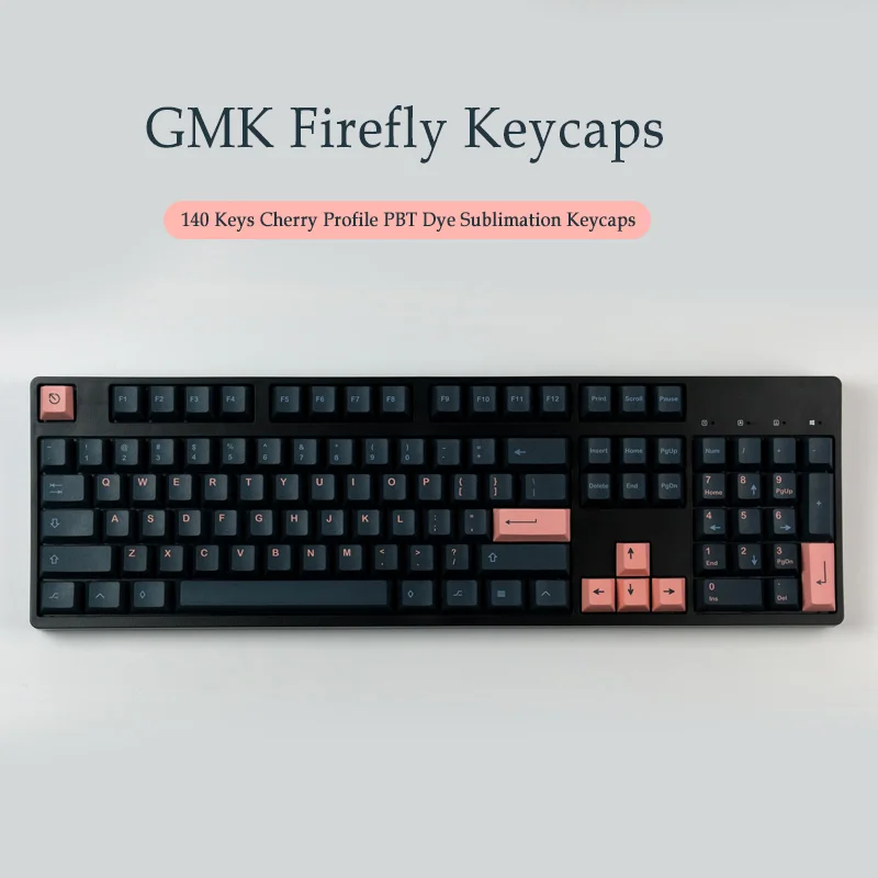 Gmk fireflyキーボードキャップ,昇華型,メカニカルキーボード用,Cherry 