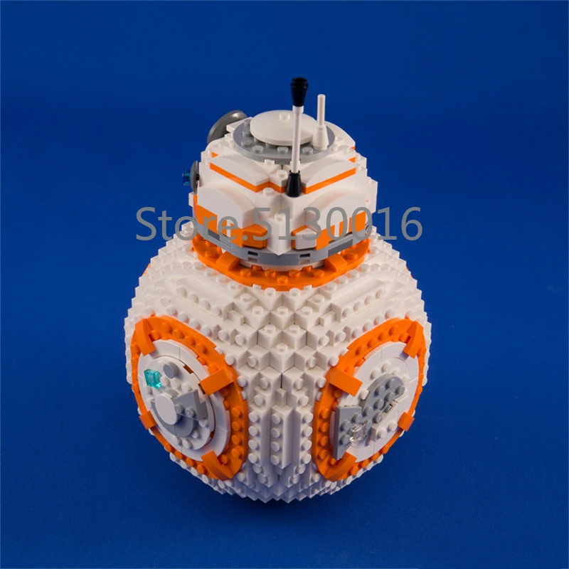 10906, Звездные войны, BB-8, 1106 шт., модели, строительные блоки, совместимые 05128, 75187, игрушки, кирпичи, робот, 35020