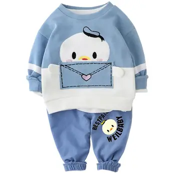 

Toddler Boys Girls Clothes spring autum 2020 Cute cartoon hoodie+Pants Sets Outfits Children Baby Clothing For Kids Sports Suit