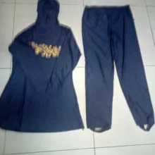 5XL Высокое качество Ближний Восток исламский мусульманский с длинным рукавом печати хиджаб полное покрытие костюм Купальники Модный Купальник