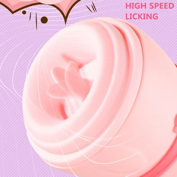 Cute Tongue Licking Vibrators For Women Clitoris Sucker Anal Nipple Stimulator Female Rabbit Cat Sex Toys Adult Erotic Machine 4