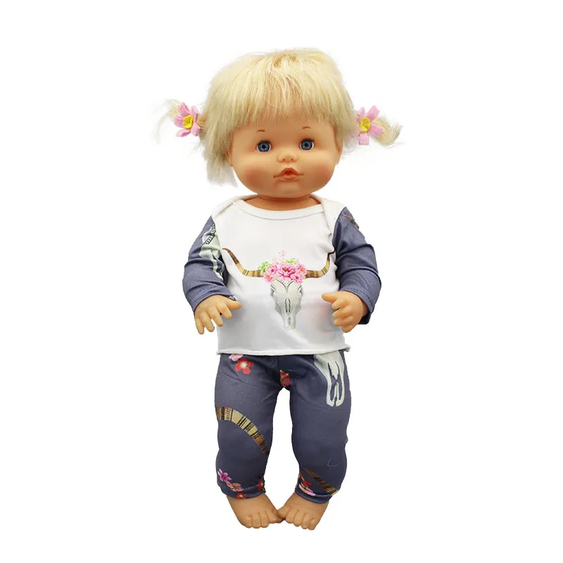 Новая кукла в пижаме одежда подходит 42 см Nenuco кукла Nenuco su Hermanita кукла аксессуары - Цвет: 2