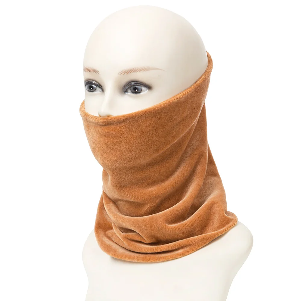 Зимний женский шарф премиум бархатный нагрудник сплошной цвет мягкий воротник шарфы женский зимний удлиненный теплый шарф