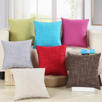 

2019 New Simple Cotton Linen Pillowcase Christmas Girl Cushion Cover Pillow Sofa Office Decorative Pillowcase Home Decor 45*45cm