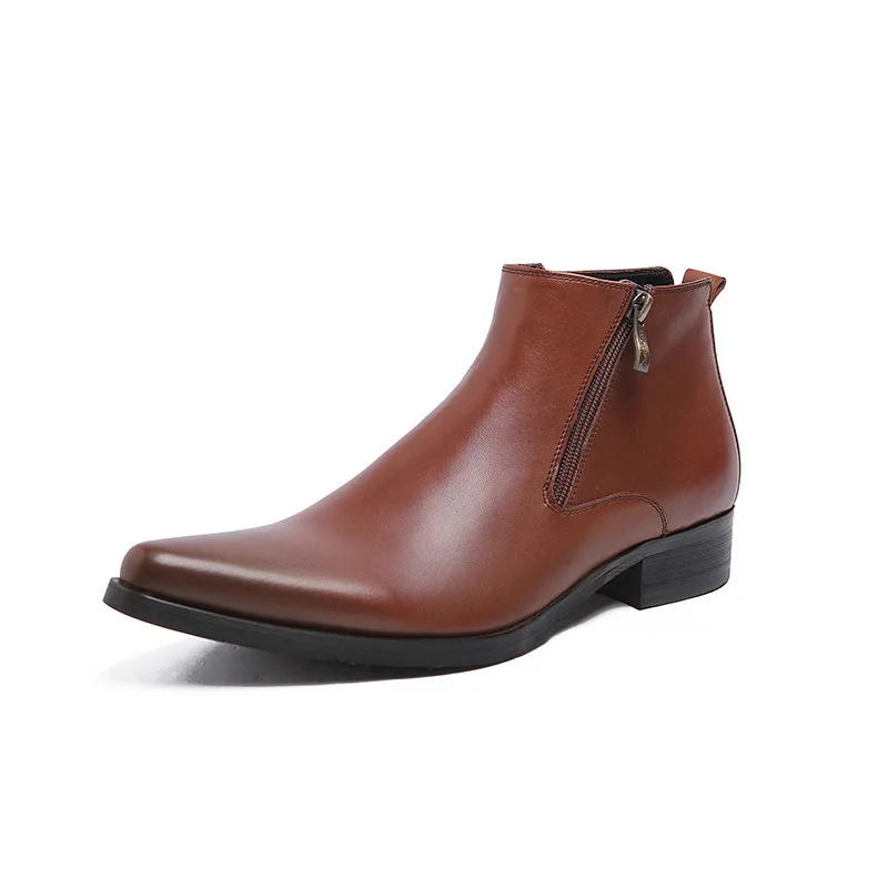 pointed toe work boots