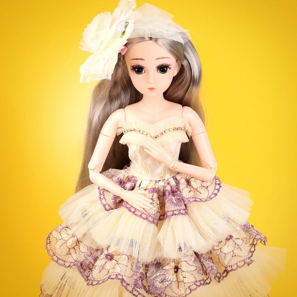 Девушка кукла BJD кукла девушка 1/4 SD кукла мягкая кукла 18 дюймов 18 шаровые шарнирные куклы