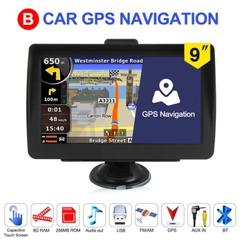 

MEKEDE MP4 7" HD Car GPS Navigation FM Bluetooth AVIN Navitel latest Europe Map Sat nav Truck gps navigators automobile