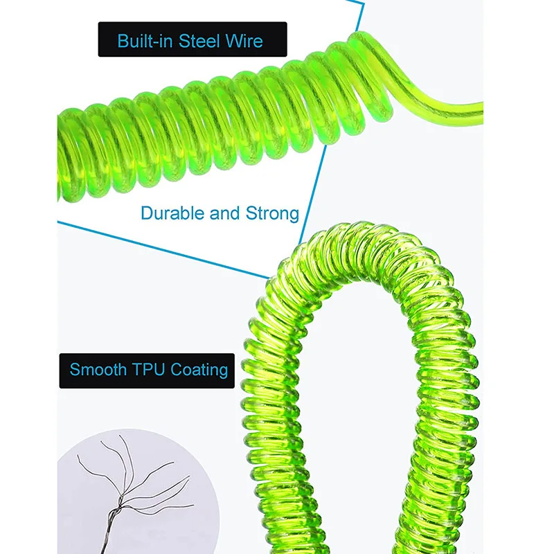 Description Picture 6 of itemCrazy Shark 1pcs Fishing Ropes Fishing Tools Boat Camping Fishing Lanyards Spring Coil Secure Lip Grips Pliers Tackle Tool
