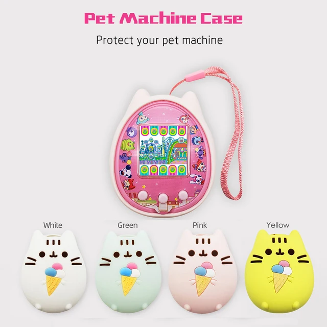 Protective Cover Shell Pet Game Machine Silicone Case for Cartoon Electronic Pet Game Machine  Handheld Virtual Pet Kids Toy 1