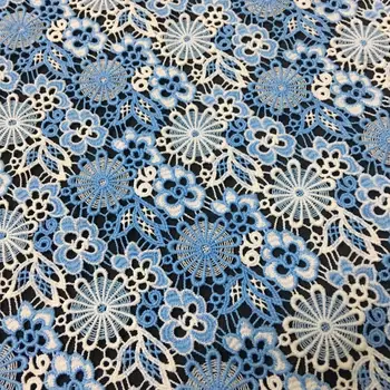 

GLace 1Y/lot hight quality colourful watersoluble sewing mesh fabric for women dress home curtain decoration DIY material TX1299