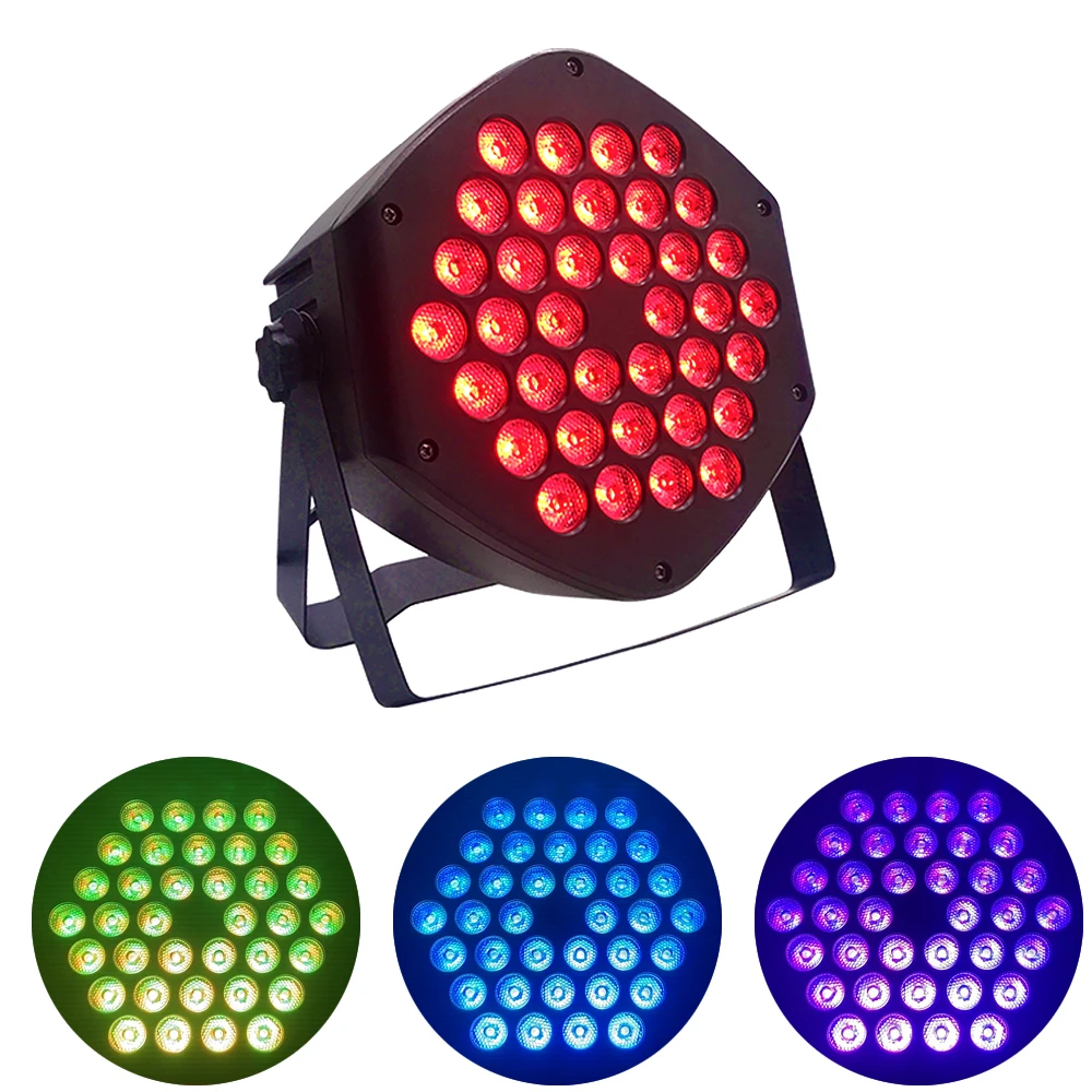 Светодиодный прожектор Par 36x3 Вт стробоскоп RGB 3 в 1 светодиодный диско-светильник