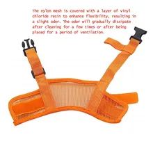 50 шт., устройство для безопасности собак и питомцев, регулируемое дышащее устройство для остановки укуса мордочки