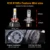 HLXG Mini Canbus lampada H4 H7 LED Автомобильные Фары 16000LM 4300K 6000K 8000K Лампа H1 9005 HB3 9006 HB4 H8 H9 H11 противотуманные фары Лампы