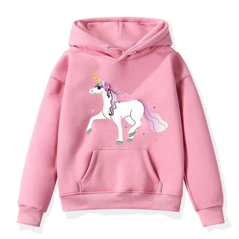 Hoodies 8 Модное зимнее пальто для маленьких девочек; детские толстовки с капюшоном с единорогом; толстовки для мальчиков и девочек; спортивная верхняя одежда с капюшоном для малышей - Цвет: Hoodies 8