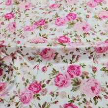 100 см* 120 см розовый цветочный атлас Ткань мягкая платье рубашка шарф материал Шармез тильда