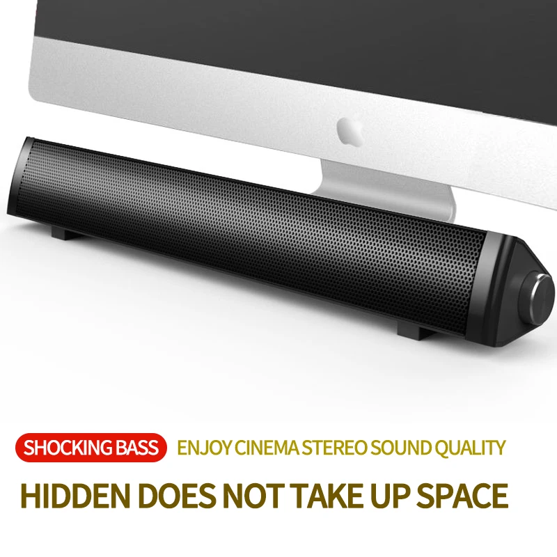 

Bluetooth soundbar speakers computer wired and wireless Computer Speaker Subwoofer 3D Stereo Surround System for PC TV and phone