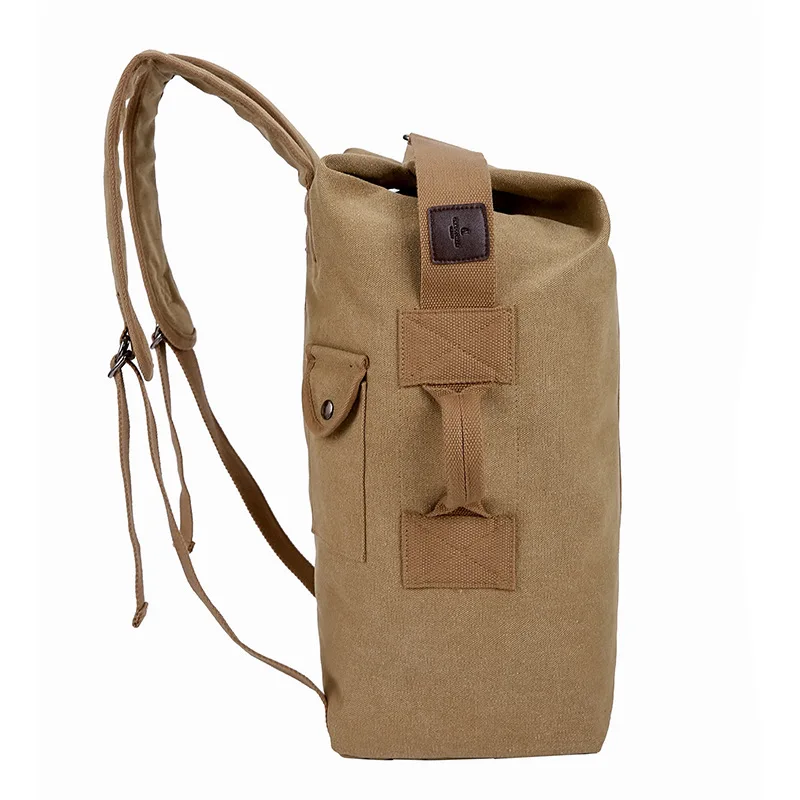 

Hot Selling Canvas Backpack Men's Outdoor Sports Backpack Large Capacity Travel Mountaineering Bag