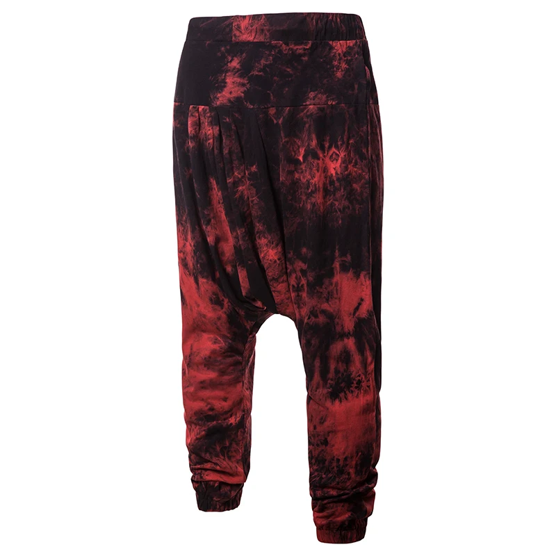 Уличные хип-хоп шаровары мужские модные свободные широкие брюки Pantalones Hombre винтажные повседневные штаны с принтом граффити